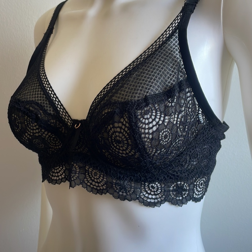 Freya Expression Deep Plunge High Apex Underwire Bra 32C NWOT .
